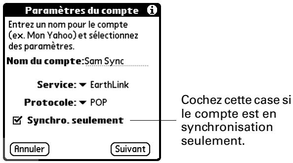 PALM TUNGSTENT E - Saisissez les informations suivantes : - 2