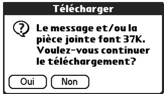 PALM TUNGSTENT E - Téléchargement de pièces jointes volumineuses - 3