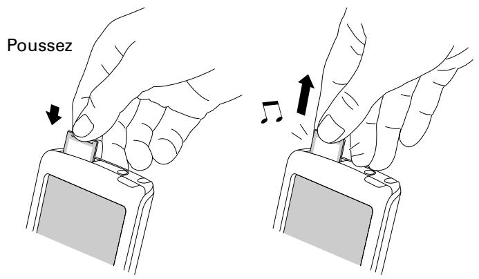 PALM ZIRE 71 - Pour retirer une carte d'extension : - 1