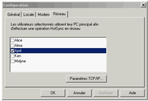 PALM ZIRE 71 - Pour préparer votre ordinateur windows à une opération hotsync par réseau : - 2
