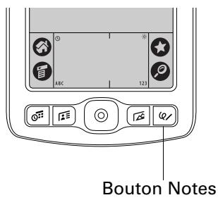 PALM ZIRE 71 - Pour ouvrir l'application notes : - 1