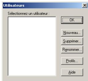 PALM ZIRE 71 - Pour créer un profil utilisateur sous windows : - 1