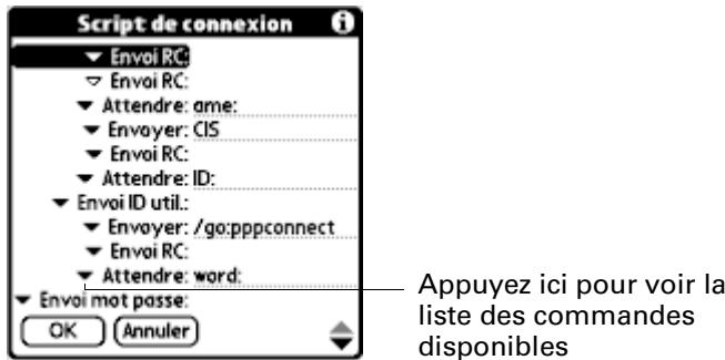 PALM ZIRE 71 - Scripts de connexion - 1
