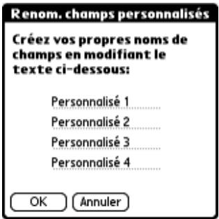 PALM ZIRE 71 - Renom. champs personnalisés - 1