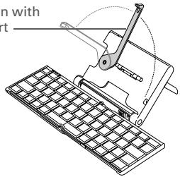 PALM KEYBOARD - Attach your device to the keyboard - 5