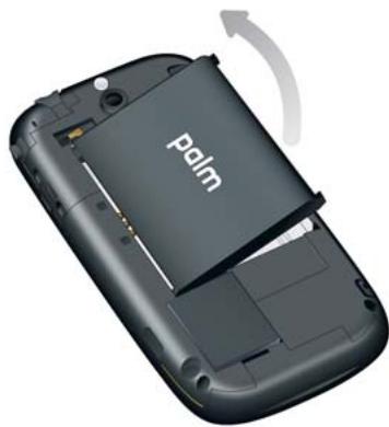 PALM PIXI PLUS - Insérer la carte SIM - 5