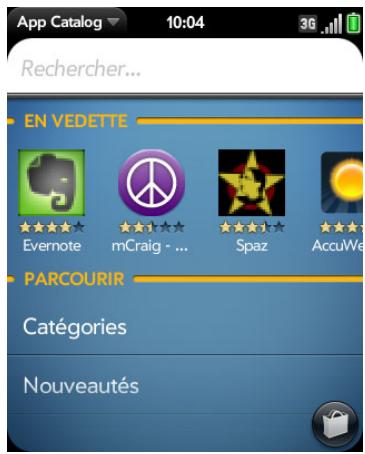 PALM PIXI PLUS - Ouvrez app catalog - 1