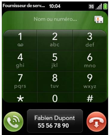 PALM PIXI PLUS SFR - Réponse à un appel - 1