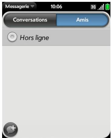 PALM PIXI PLUS SFR - Connexion à un compte de messagerie instantanée - 1