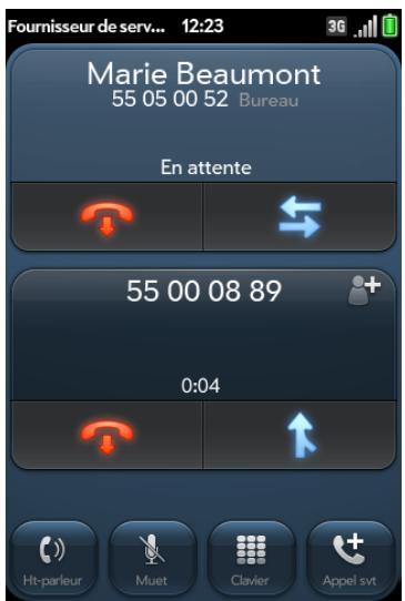 PALM PRE 2 - Passer d'un appel en cours à un autre - 1
