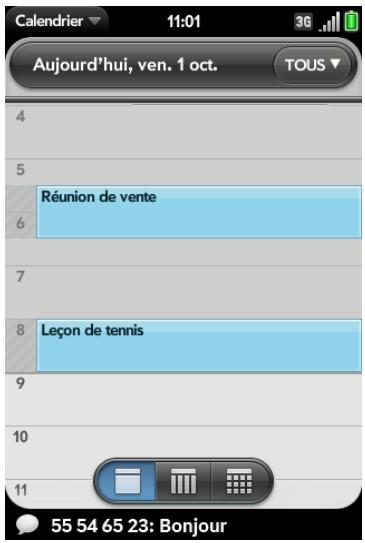 PALM PRE 2 - Réponse à une notification - 1