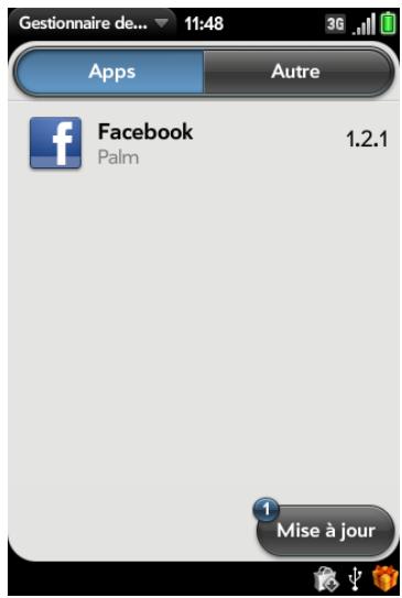 PALM PRE 2 - Gestion des applications - 1