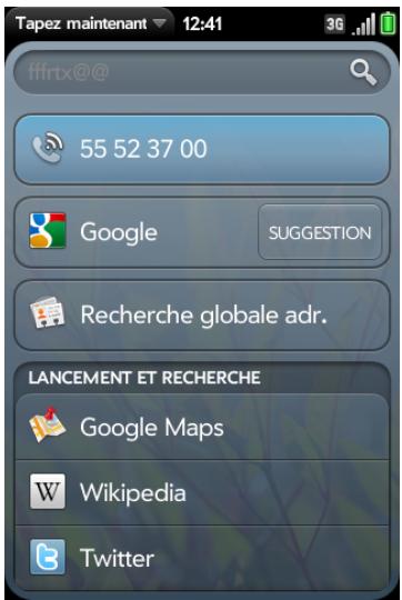 PALM PRE 2 - Passage d'appels à l'aide du clavier - 1