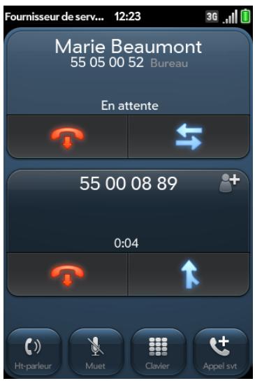 PALM PRE 2 SFR - Passer d'un appel en cours à un autre - 1