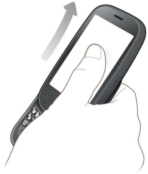 PALM PRE 2 SFR - Dégagement du clavier en le faisant coulisser - 1