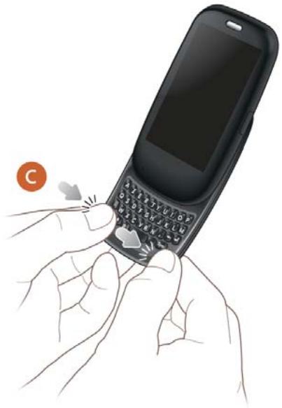 PALM PRE PLUS - Insérer la carte SIM - 7