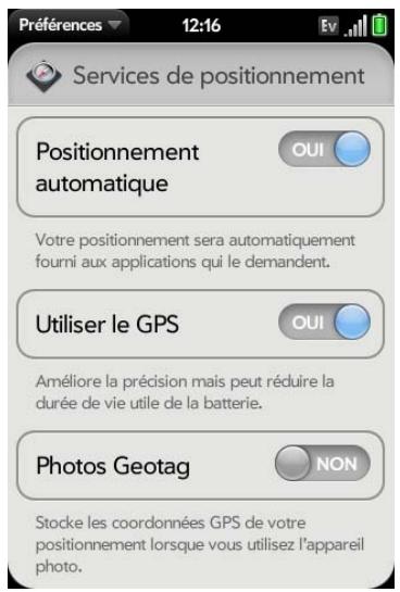 PALM PRE PLUS - Services de positionnement - 1