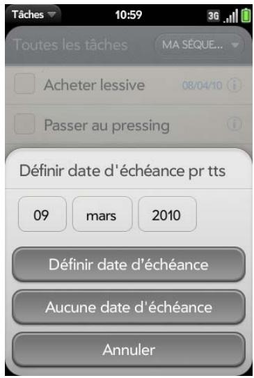 PALM PRE PLUS SFR - Réorganisez vos tâches - 1