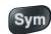 PALM PRE PLUS SFR - Touche sym - 1