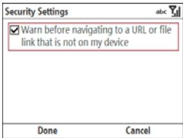 PALM TREO 500V - After deleting or moving a message: - 2