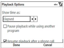 PALM TREO 500V - Customising Windows Media Player Mobile - 1