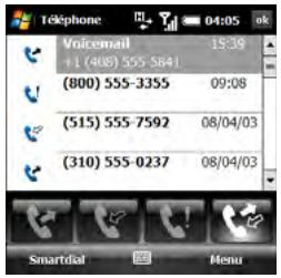 PALM TREO PRO - Affichage de tous vos appels - 1