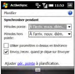 PALM TREO PRO - Configuration du programme de synchronisation - 1