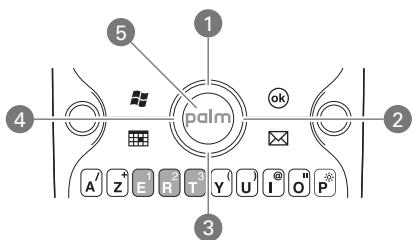 PALM TREO PRO - Navigation dans l'écran - 1