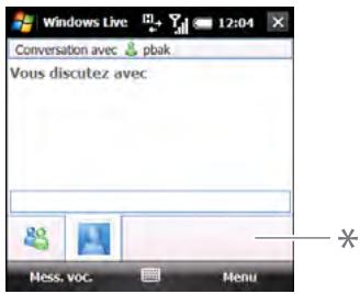 PALM TREO PRO - Utilisation de windows live messenger avant de commencer - 2