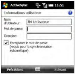 PALM TREO PRO - Configuration d'une synchronisation sans fil - 1