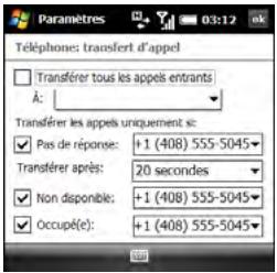 PALM TREO PRO - Transfert d'appels - 1