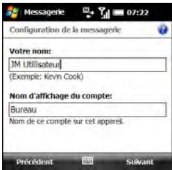 PALM TREO PRO - Avant de commencer demandez les informations suivantes à votre fournisseur de messagerie ou votre administrateur système : - 4