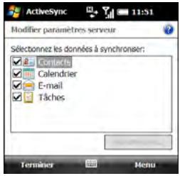 PALM TREO PRO - Configuration d'une synchronisation sans fil - 3