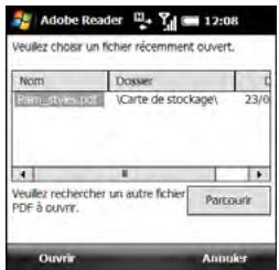 PALM TREO PRO - Visualisation d'un fichier - 2