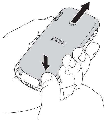 PALM TREO PRO - Insertion et retrait de cartes d'extension - 1