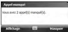 PALM TREO PRO - Récupération de messages sur notification de la messagerie vocale - 1