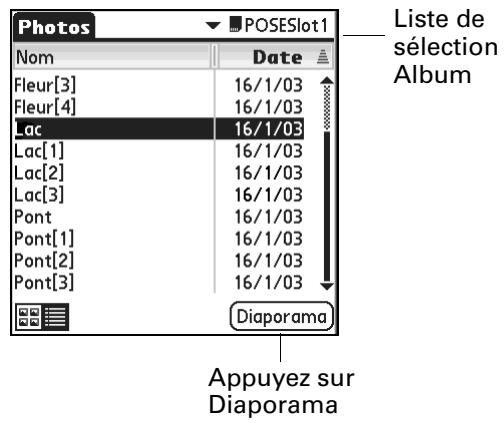 PALM TUNGSTEN T3 - Pour afficher un diaporama : - 2
