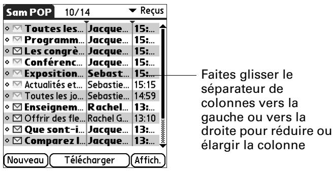 PALM TUNGSTEN T3 - Pour changer la police : - 6