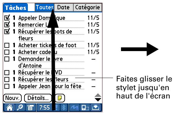 PALM TUNGSTEN T3 - Préférences relatives au stylet - 1