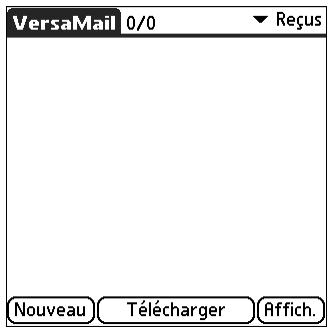 PALM TUNGSTEN T3 - Sélection d'un autre service pour un compte de messagerie donné - 1