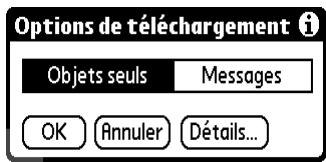PALM TUNGSTEN T3 - Sélection d'un autre service pour un compte de messagerie donné - 2
