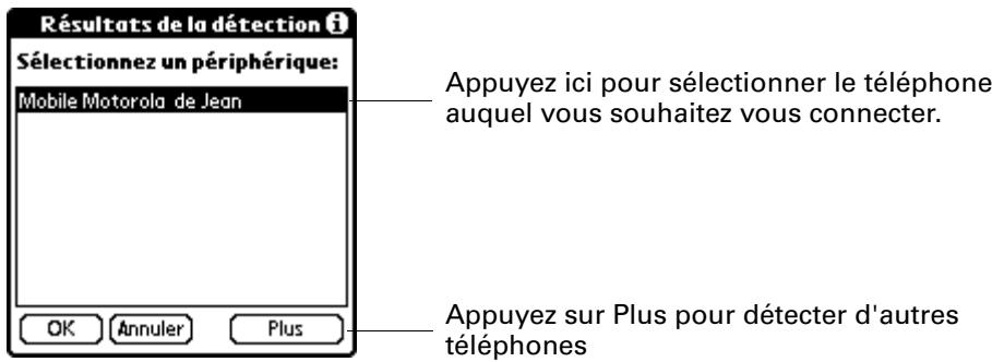 PALM TUNGSTEN T3 - Pour créer une connexion à un téléphone non GSM : - 3