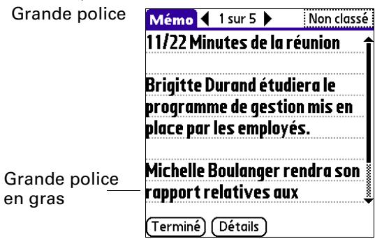 PALM TUNGSTEN T3 - Choix des polices - 4