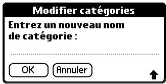 PALM TUNGSTEN T3 - Création et modification de dossiers de messagerie - 3