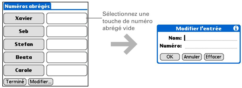 PALM TUNGSTEN T5 - Ajout d'un numéro abrégé - 2