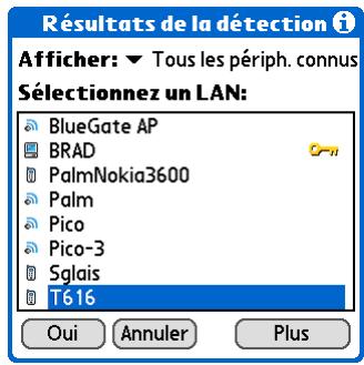 PALM TUNGSTEN T5 - Création de paires autorisées - 3