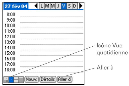 PALM TUNGSTEN T5 - Planification d'un événement sans heures de début - 1