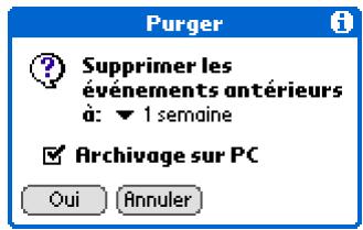 PALM TUNGSTEN T5 - Suppression de tous vos anciens événements - 1