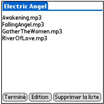 PALM TUNGSTEN T5 - Modification d'une liste de diffusion - 3