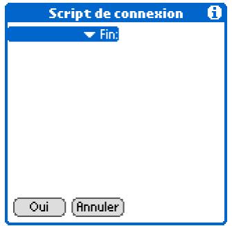PALM TUNGSTEN T5 - Création de scripts de connexion - 5